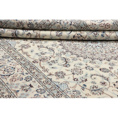 Tappeto Nain 9La Persia bianco azzurro 187x290