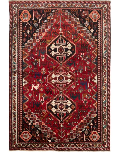 Tappeto Shiraz Fine Persia grigio marrone 173x257
