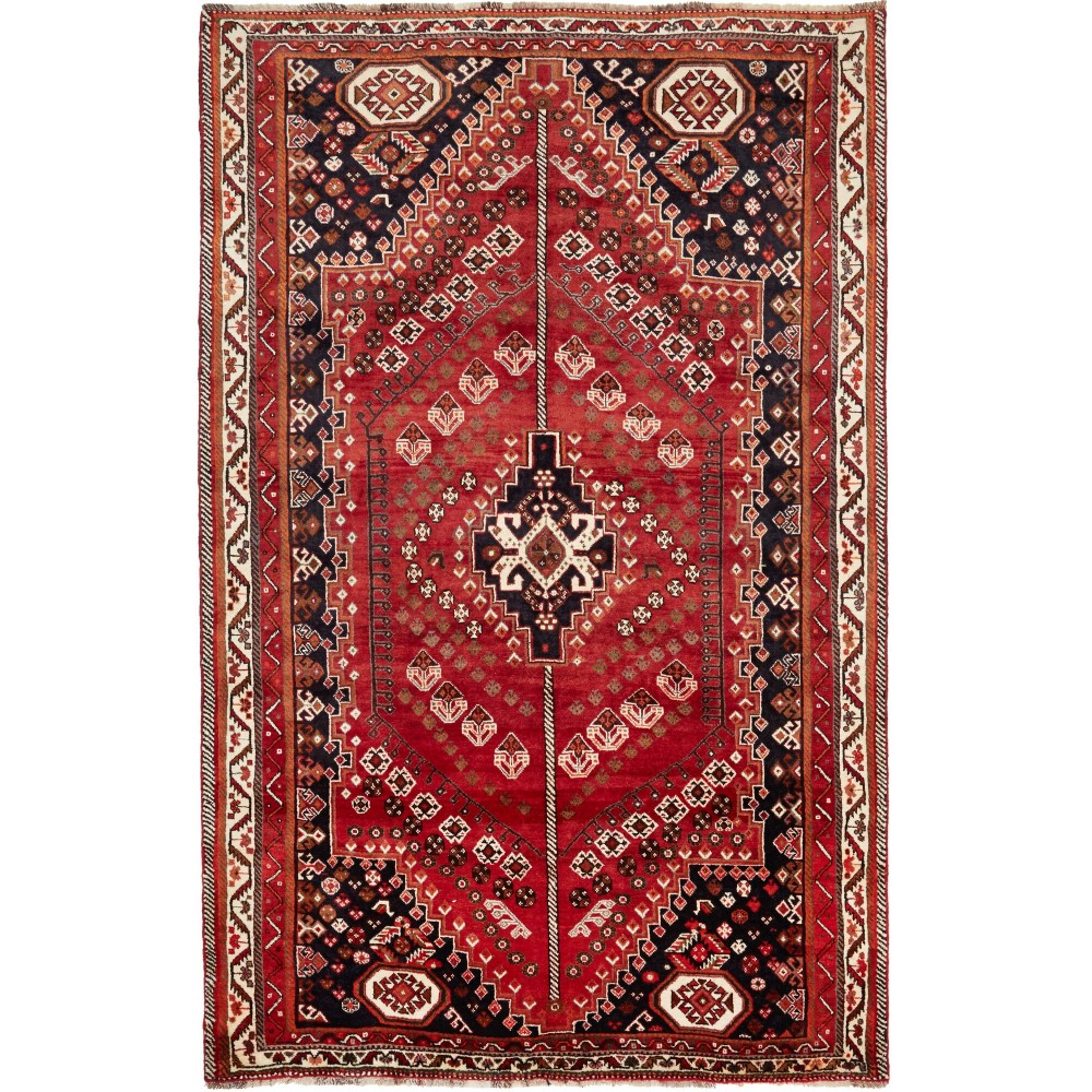 Tappeto Shiraz Persia marrone giallo 172x268 Tappeto Shiraz Persia marrone giallo 172x268