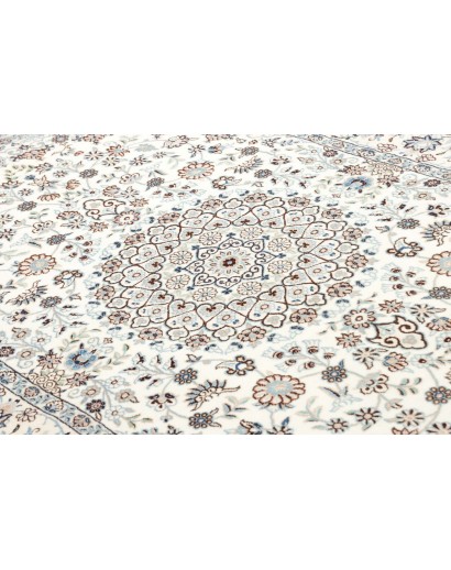 Tappeto Nain 9La Persia bianco grigio 133x223