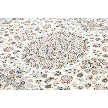 Tappeto Nain 9La Persia bianco grigio 133x223