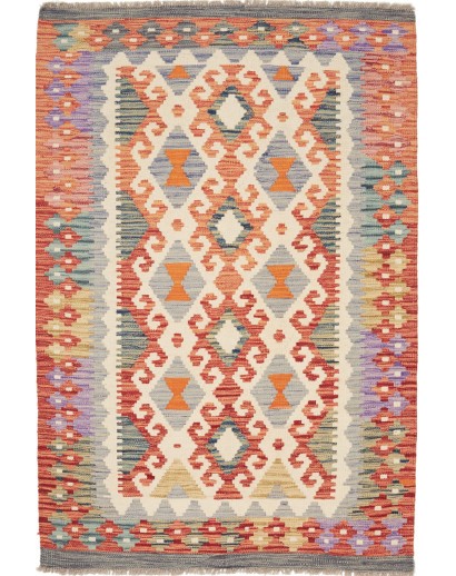 Tappeto Kilim Afghanistan marrone 102x149
