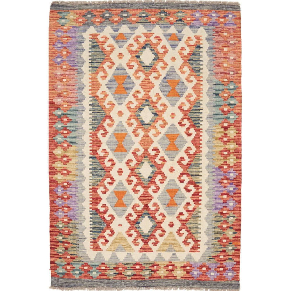 Tappeto Kilim Afghanistan marrone 102x149