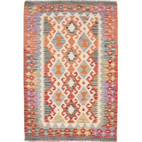 Tappeto Kilim Afghanistan marrone 102x149