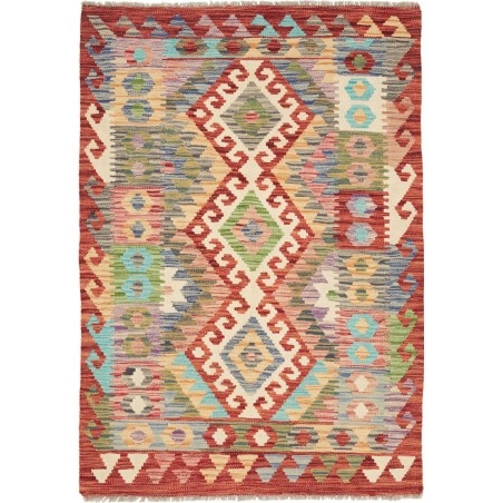 Tappeto Kilim Afghanistan marrone 102x149