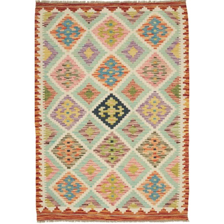 Tappeto Kilim Afghanistan marrone beige 104x150