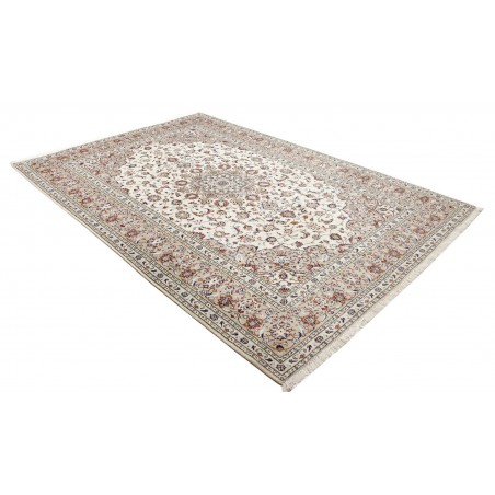 Tappeto Kashan Persia beige grigio 200x295