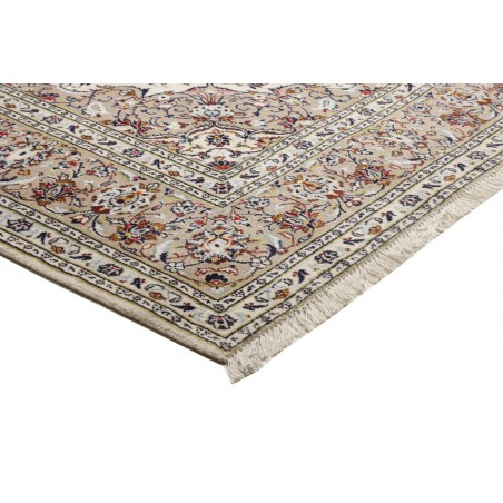 Tappeto Kashan Persia beige grigio 200x295