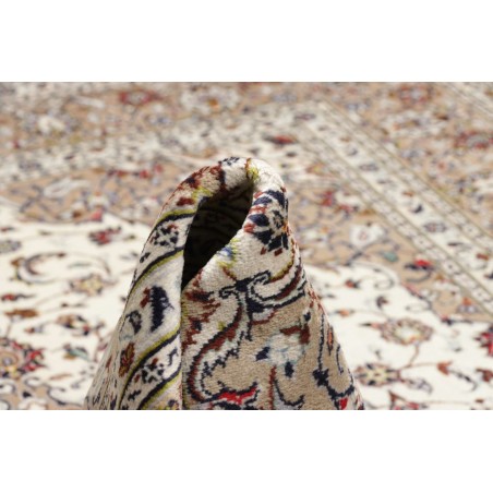 Tappeto Kashan Persia beige grigio 200x295