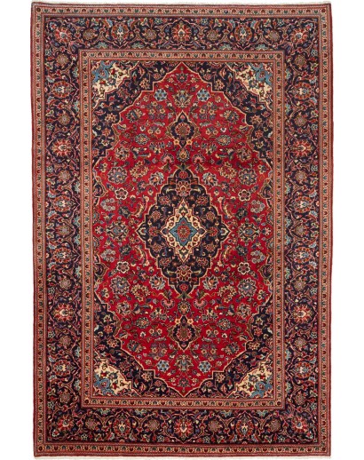 Tappeto Ardakan Persia marrone blu 200x302