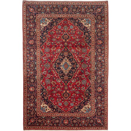 Tappeto Ardakan Persia marrone blu 200x302