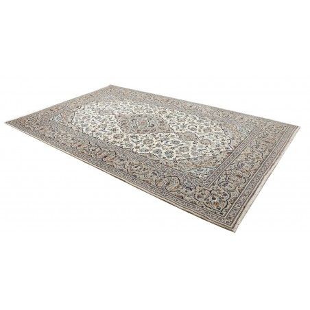 Tappeto Kashan Persia beige verde 202x322