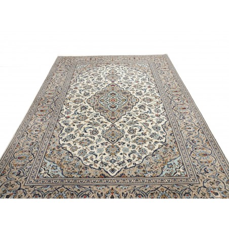 Tappeto Kashan Persia beige verde 202x322