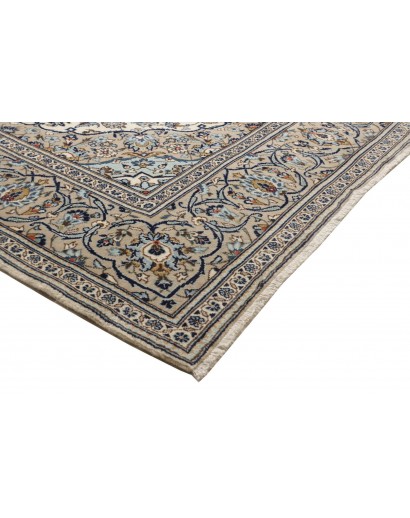 Tappeto Kashan Persia beige verde 202x322