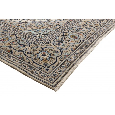 Tappeto Kashan Persia beige verde 202x322