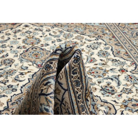 Tappeto Kashan Persia beige verde 202x322