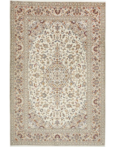 Tappeto Kashan Persia bianco 202x308