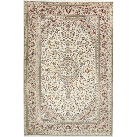 Tappeto Kashan Persia bianco 202x308