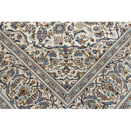 Tappeto Kashan Persia beige grigio 200x295