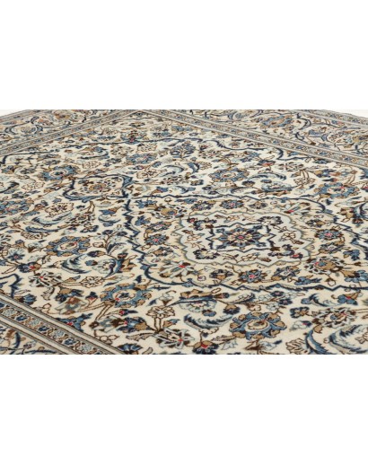 Tappeto Kashan Persia beige grigio 200x295