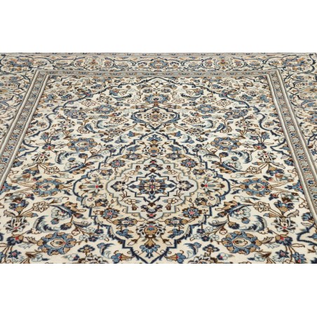 Tappeto Kashan Persia beige grigio 200x295
