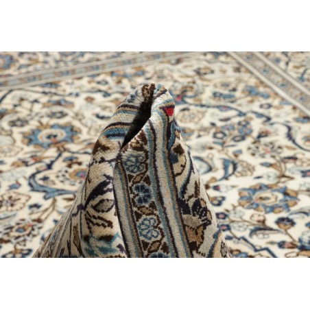 Tappeto Kashan Persia beige grigio 200x295