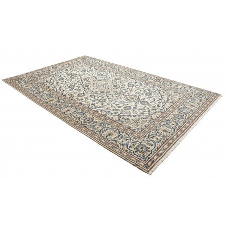 Tappeto Kashan Persia bianco grigio 193x308