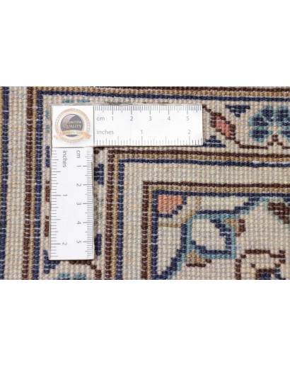 Tappeto Kashan Persia bianco grigio 193x308