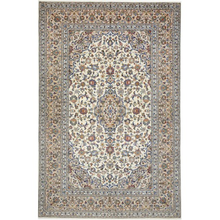 Tappeto Kashan Persia beige verde 198x300