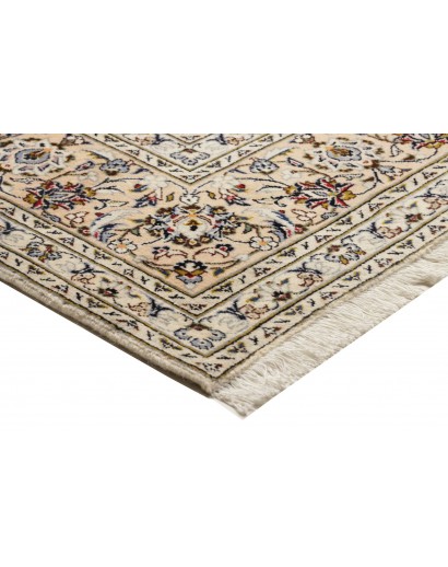 Tappeto Kashan Persia bianco grigio 200x305