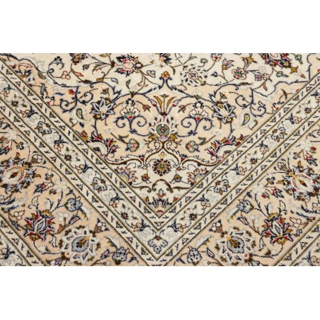 Tappeto Kashan Persia bianco grigio 200x305