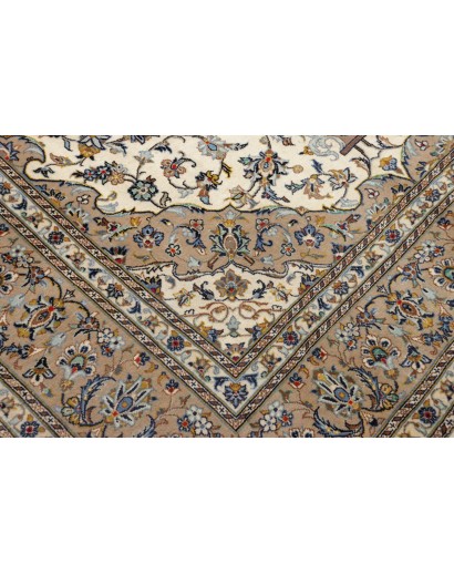 Tappeto Kashan Persia marrone 202x302
