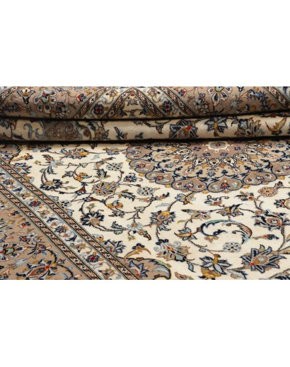 Tappeto Kashan Persia marrone 202x302