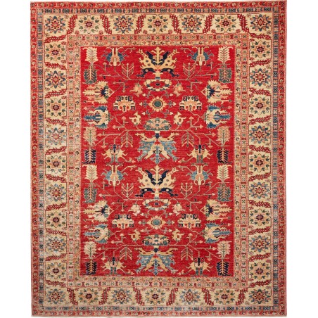 Tappeto Kazak Fine Pakistan rosso grigio 251x303