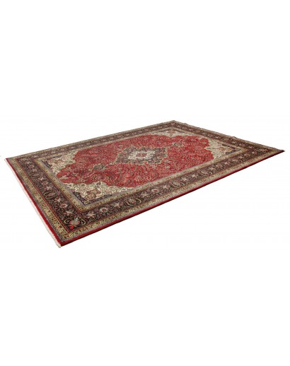 Tappeto Tabriz Persia marrone beige 252x340