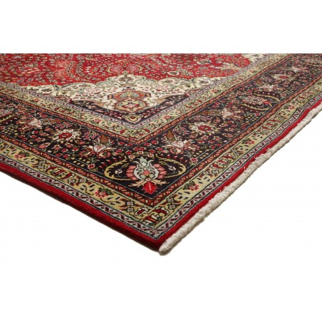 Tappeto Tabriz Persia marrone beige 252x340