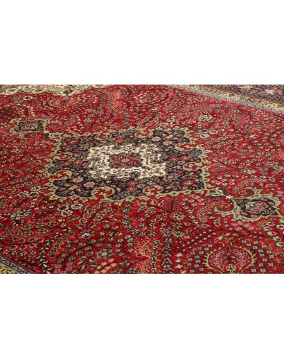 Tappeto Tabriz Persia marrone beige 252x340