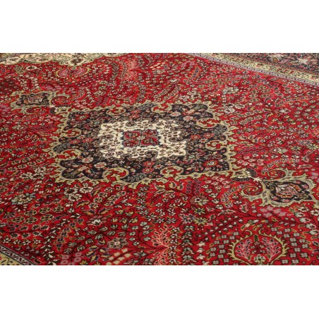 Tappeto Tabriz Persia marrone beige 252x340