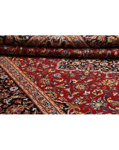 Tappeto Nadjafabad Persia marrone blu 257x378