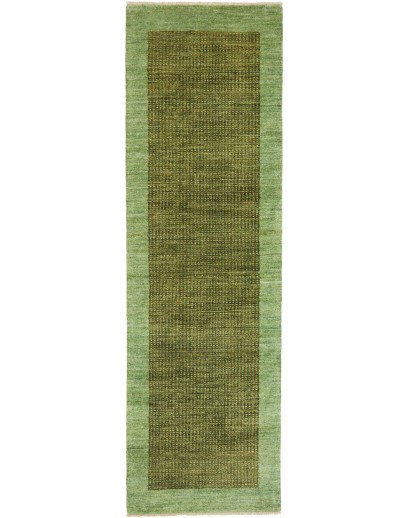 Tappeto Shayan Pakistan azzurro verde 75x258
