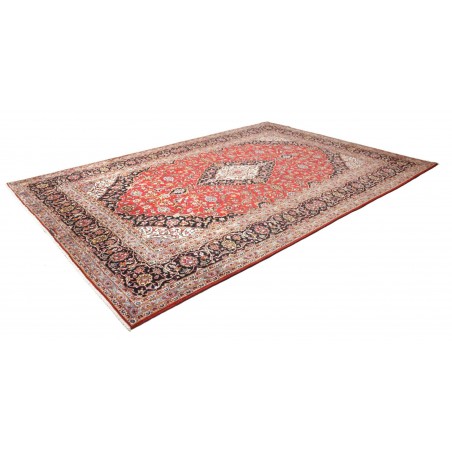 Tappeto Ardakan Persia marrone bianco 253x366