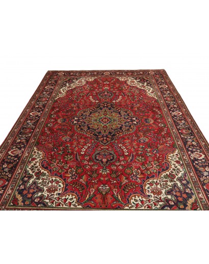 Tappeto Tabriz Persia marrone giallo 230x338