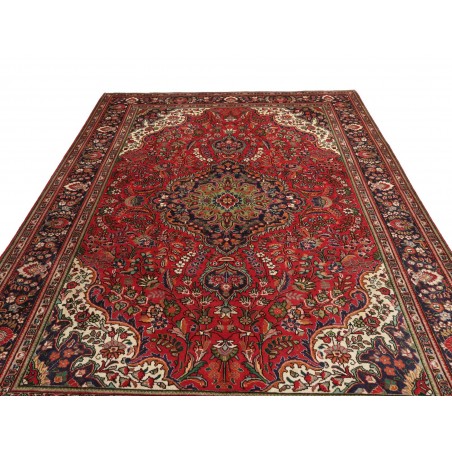 Tappeto Tabriz Persia marrone giallo 230x338