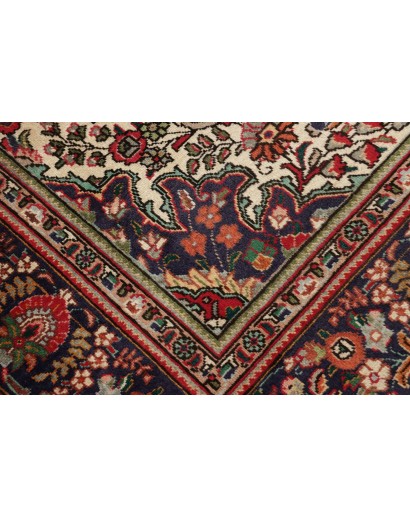 Tappeto Tabriz Persia marrone giallo 230x338
