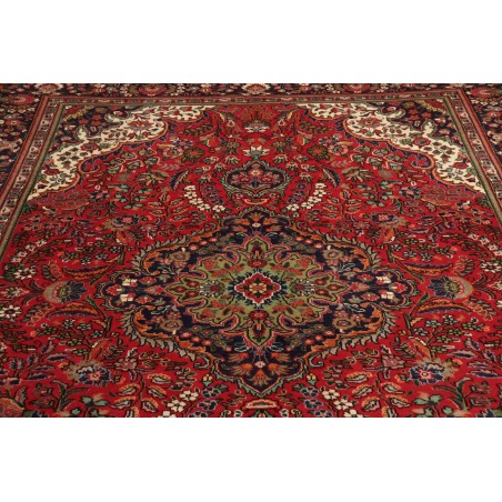 Tappeto Tabriz Persia marrone giallo 230x338