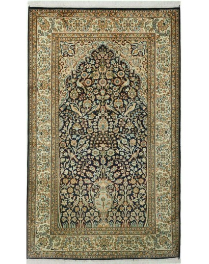 Tappeto Kashmir India bianco 98x160