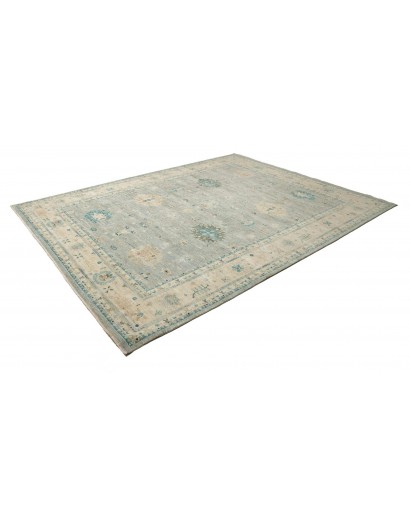 Tappeto Malka Pakistan azzurro grigio 243x311