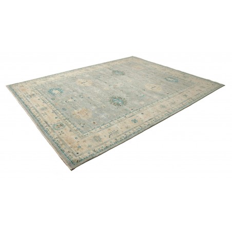 Tappeto Malka Pakistan azzurro grigio 243x311