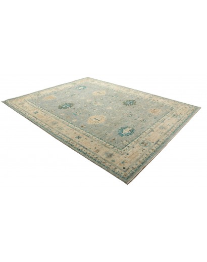 Tappeto Malka Pakistan azzurro grigio 243x311