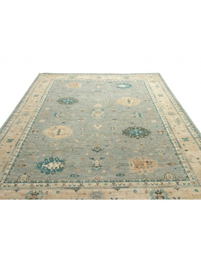 Tappeto Malka Pakistan azzurro grigio 243x311